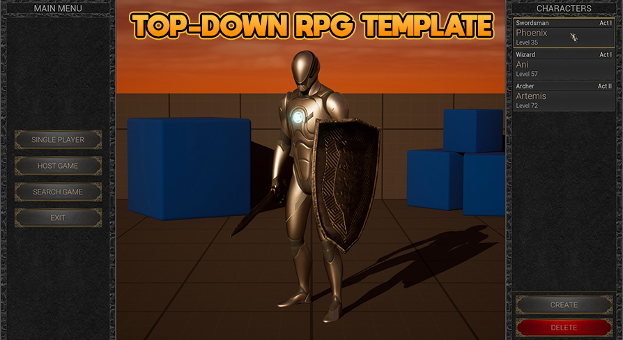 Top Down RPG Template