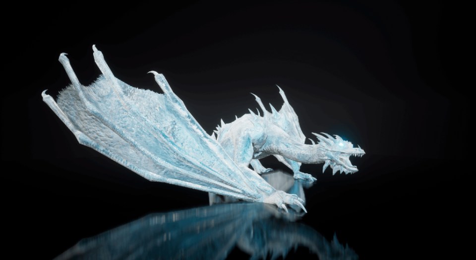 Winter Dragon (Wyvern)
