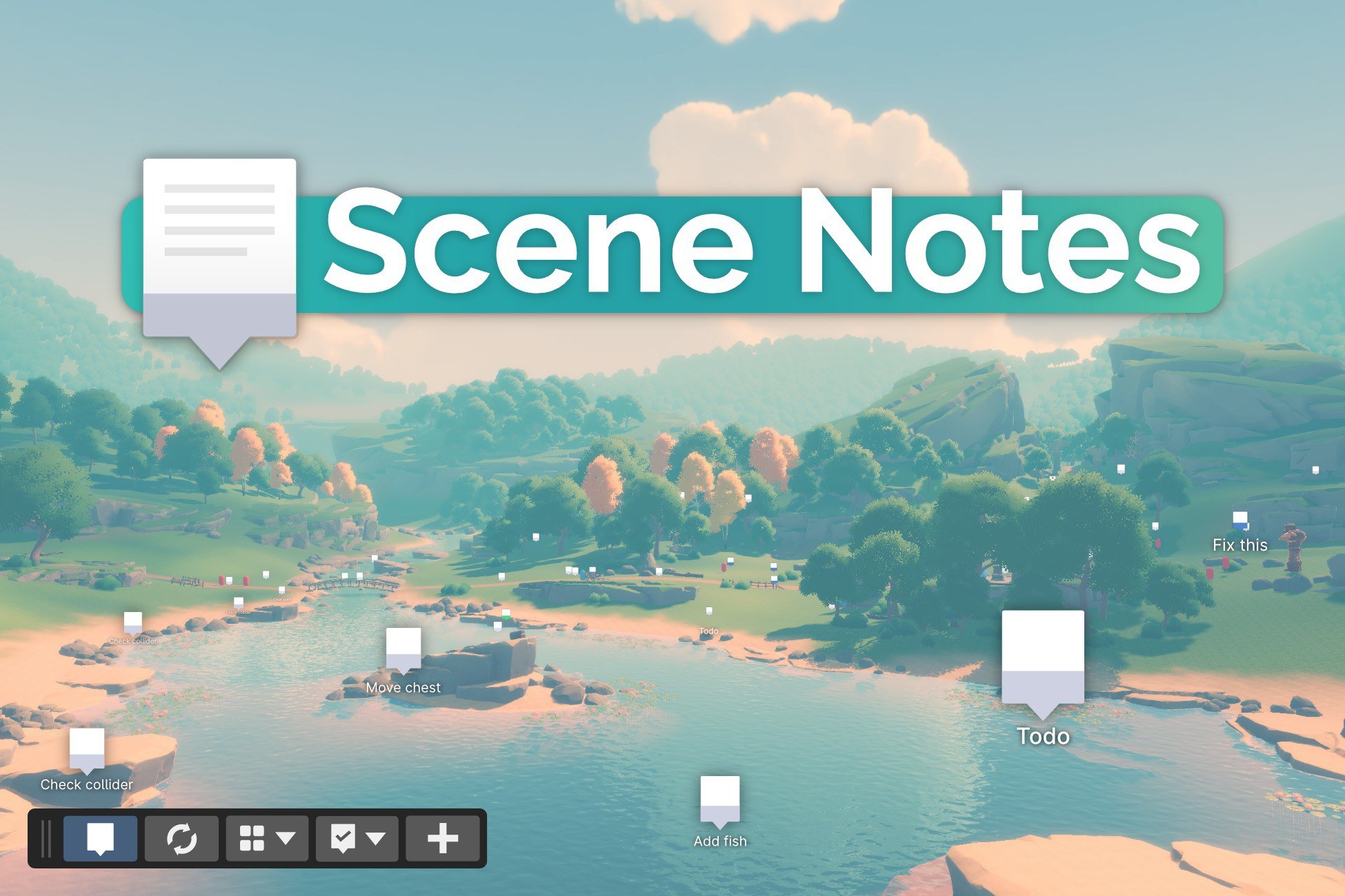 Scene Notes - Tasks, Issues, Annotations