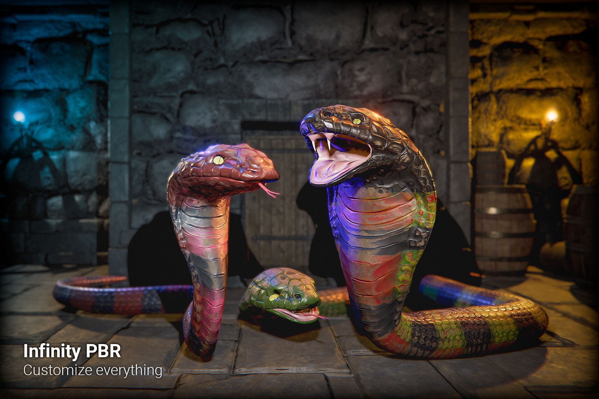 Cobra Snake Pack PBR - Fantasy RPG