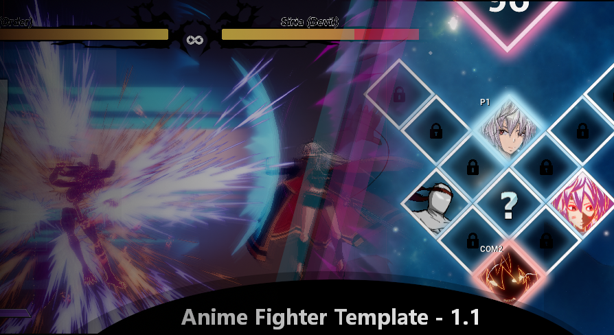 Anime Fighter Template 1.1 in Blueprints - UE Marketplace