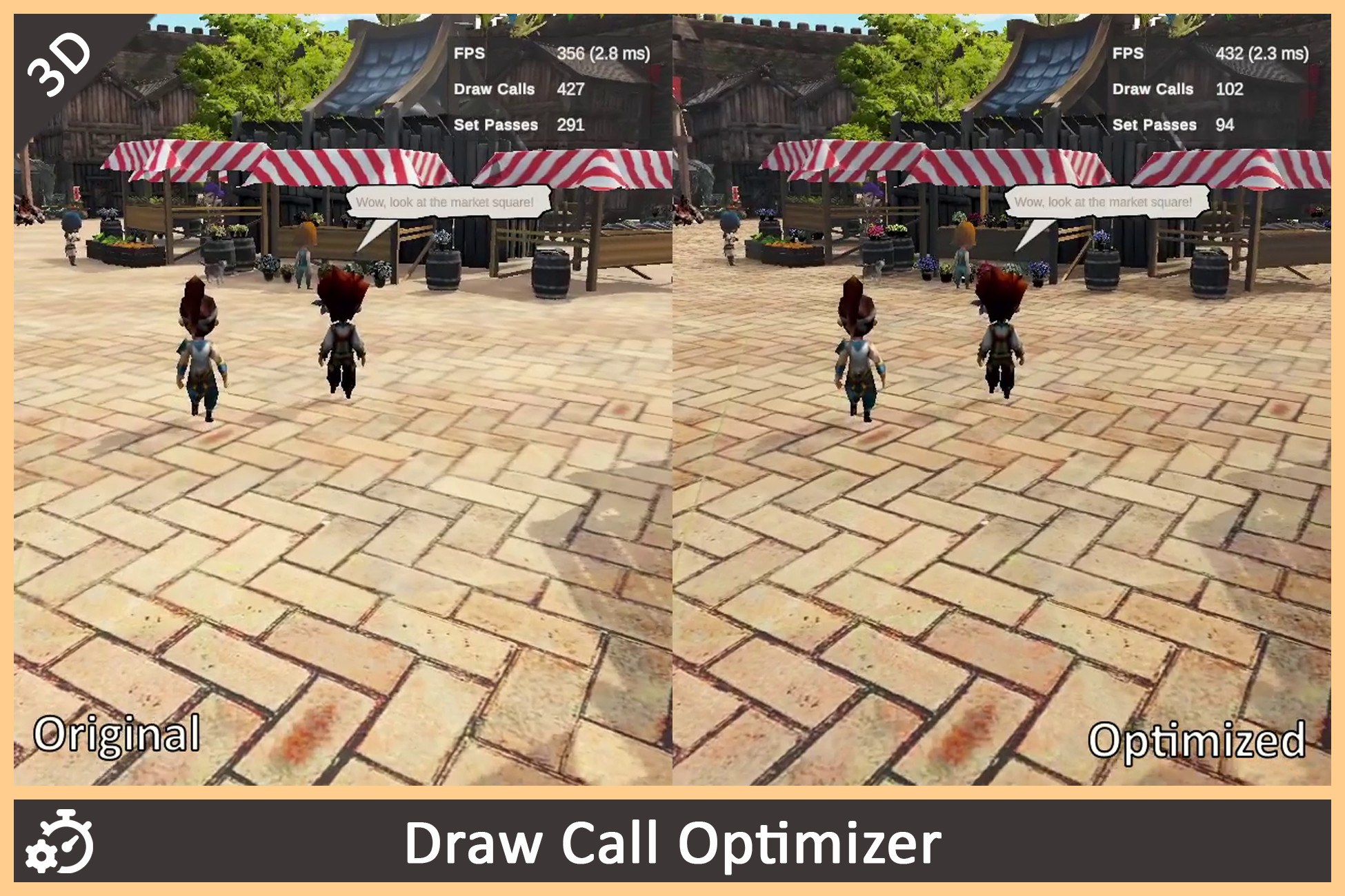 Draw Call Optimizer - Just One Click