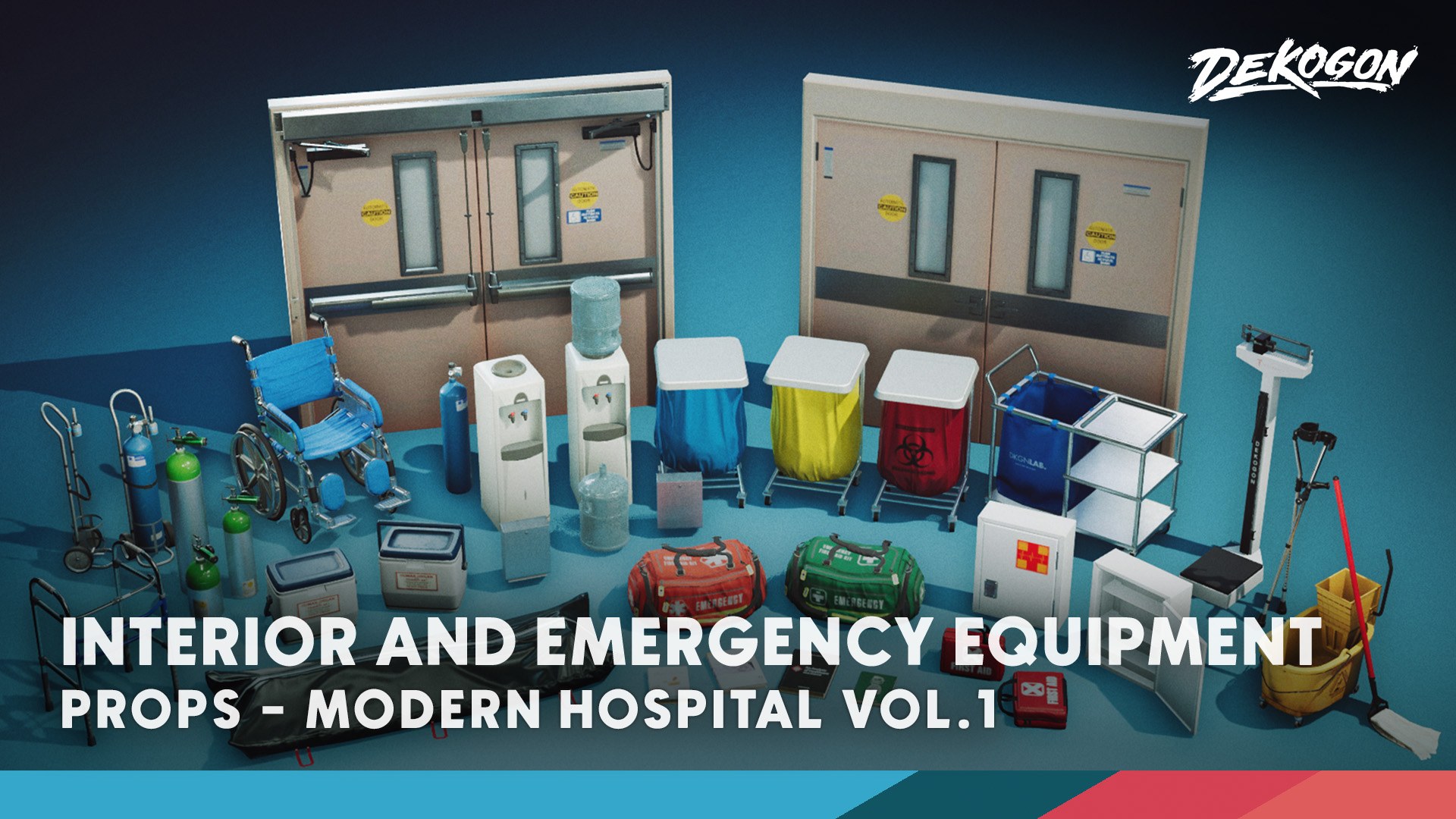 Hospital Props VOL.1 - Interior & Emergency Equipment