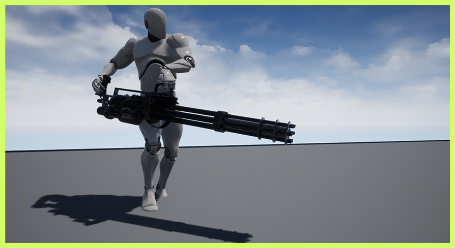 Minigun Animation Set
