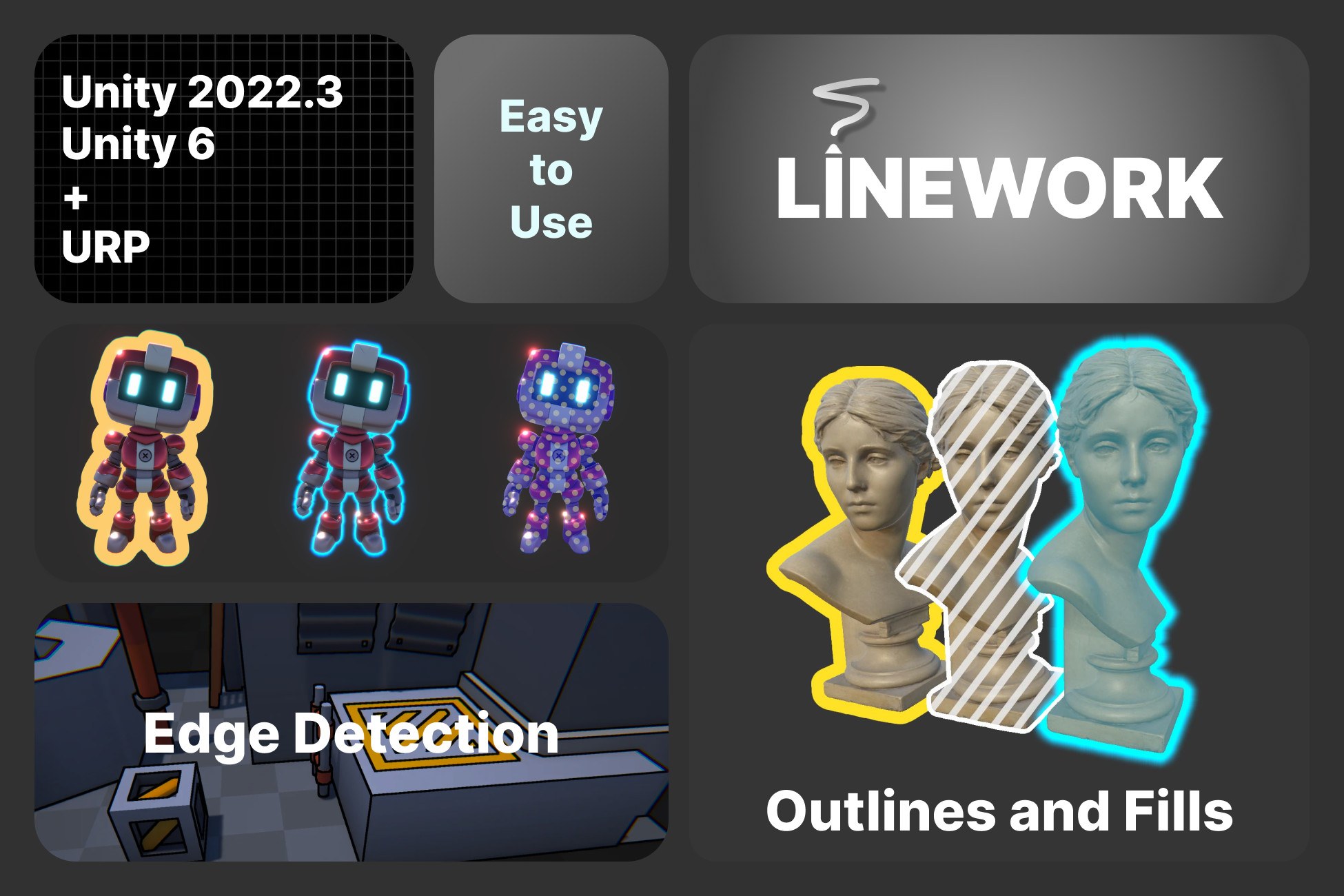 Linework: Outlines and Edge Detection