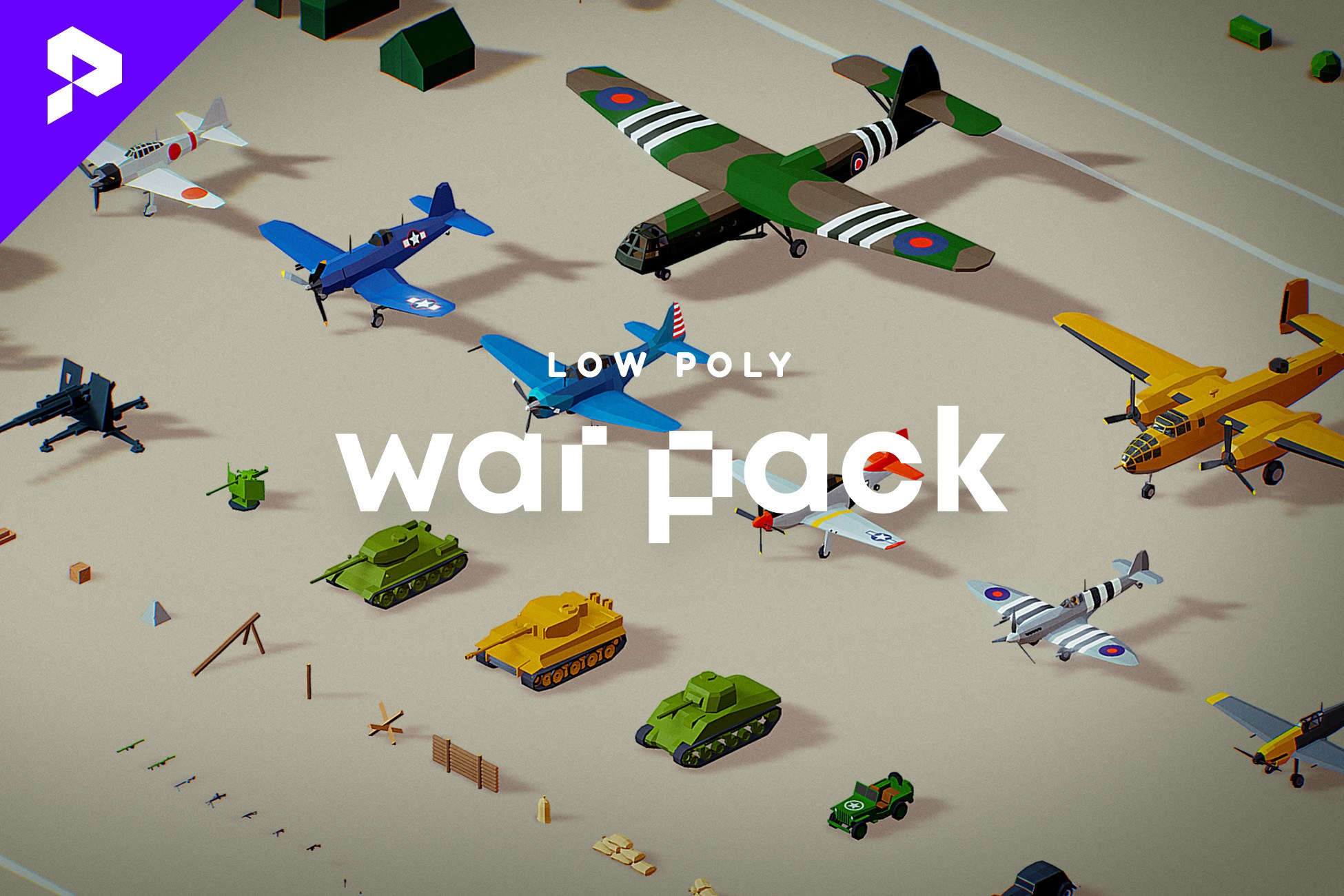 Low Poly War Pack