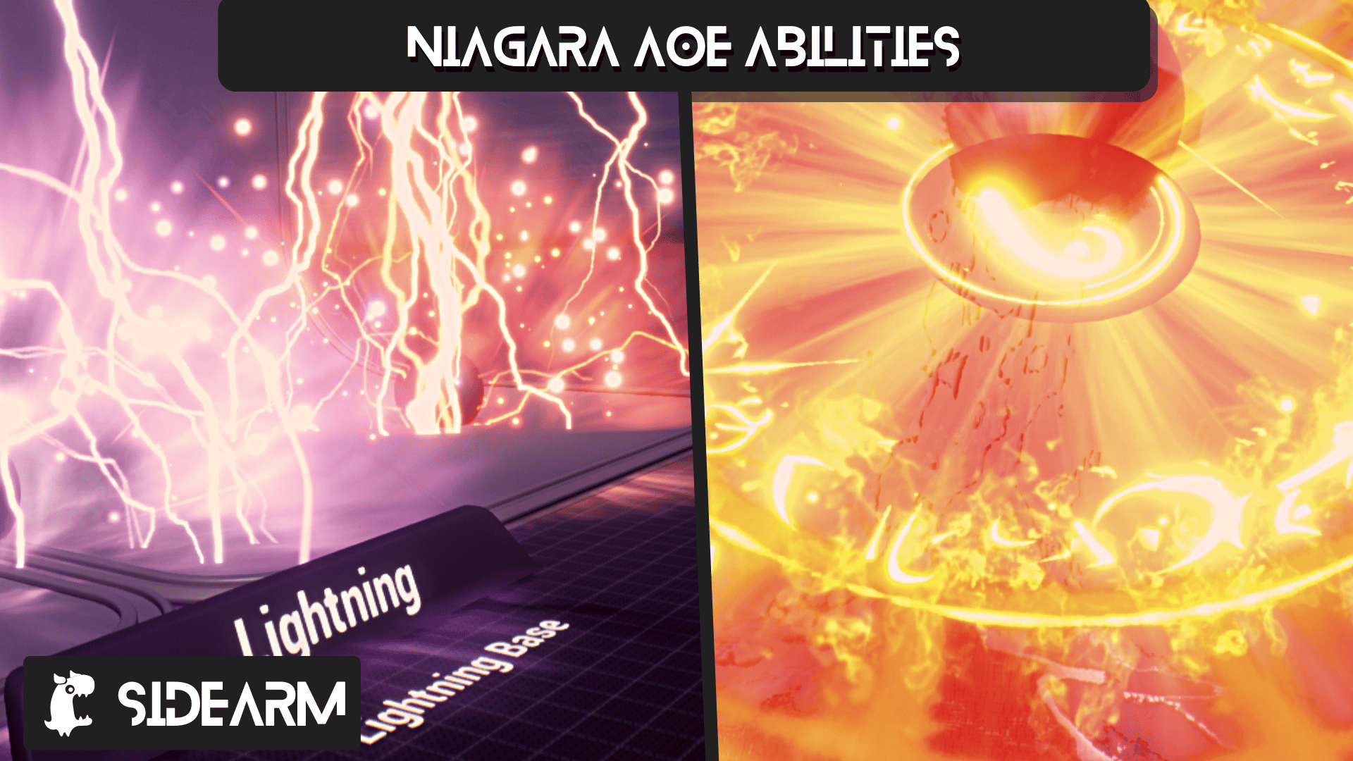 Niagara AOE Magic Abilities (Niagara Magic VFX, Spell VFX, Ability VFX)