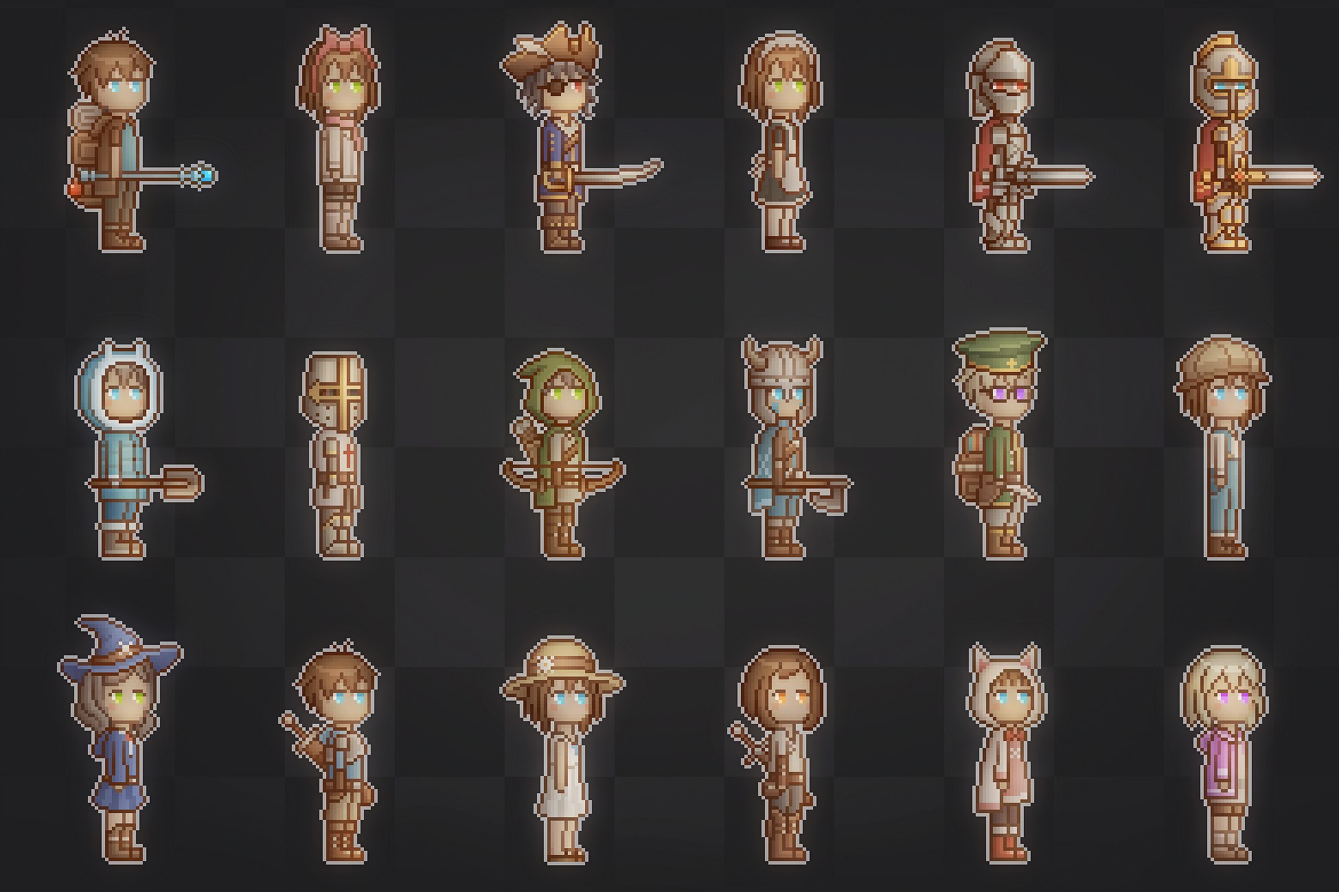 Customizable Pixel Character