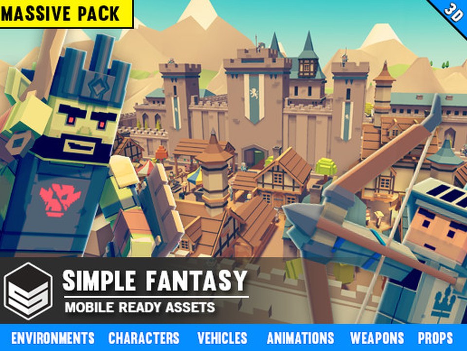 Simple Fantasy - Cartoon Assets