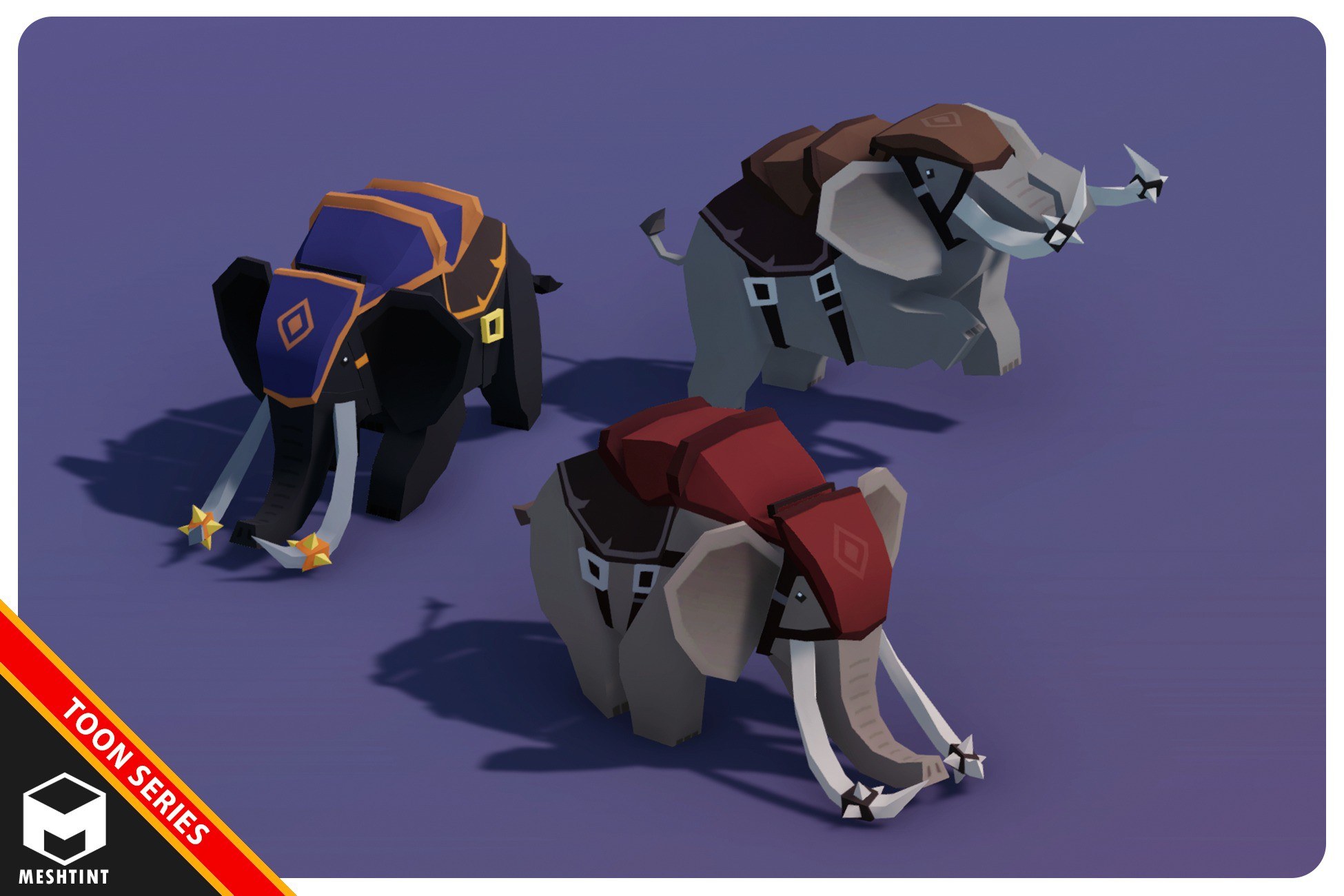 Elephant Mounts Expansion Pack Toon Series