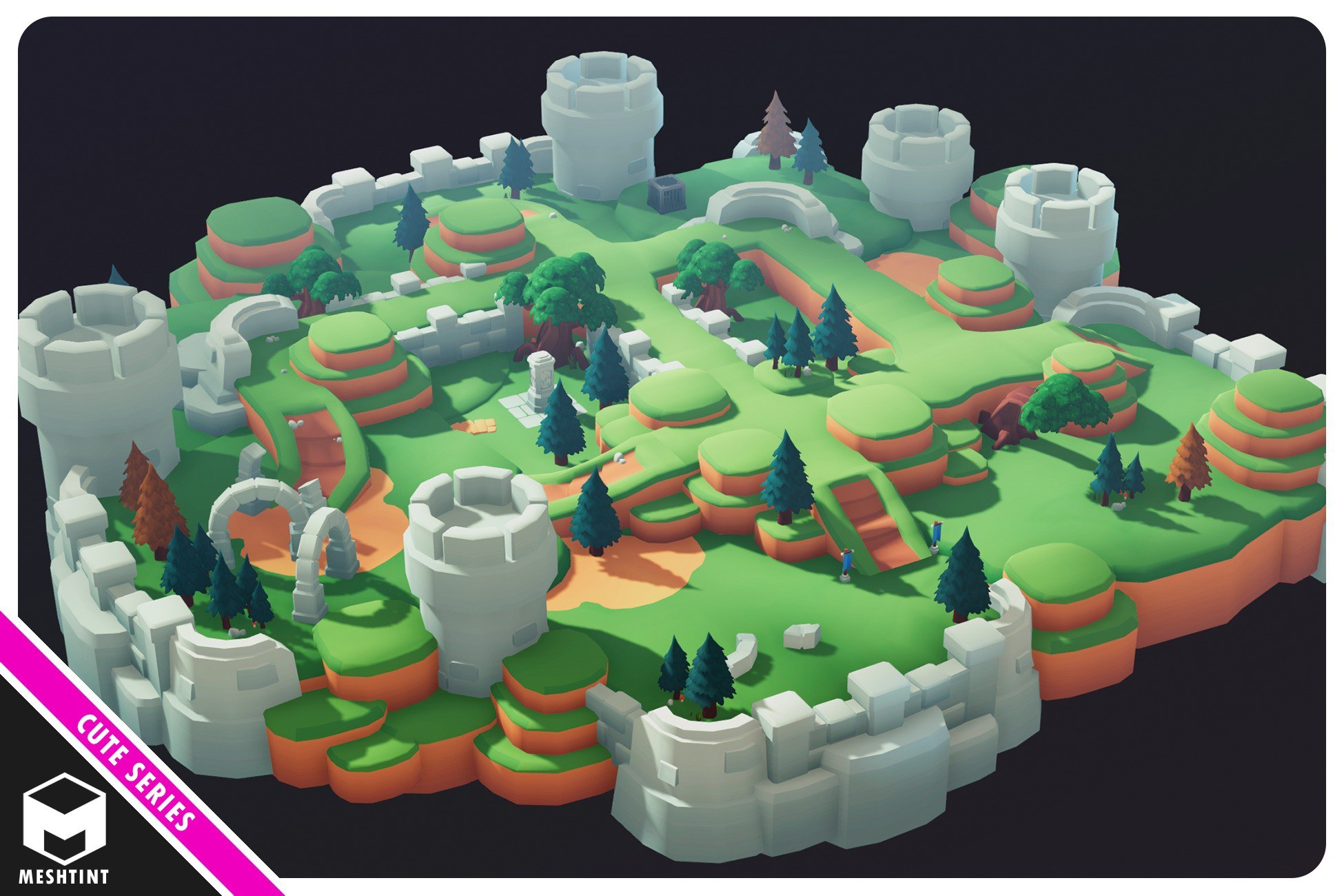Forest Ruins Pack Cute Series