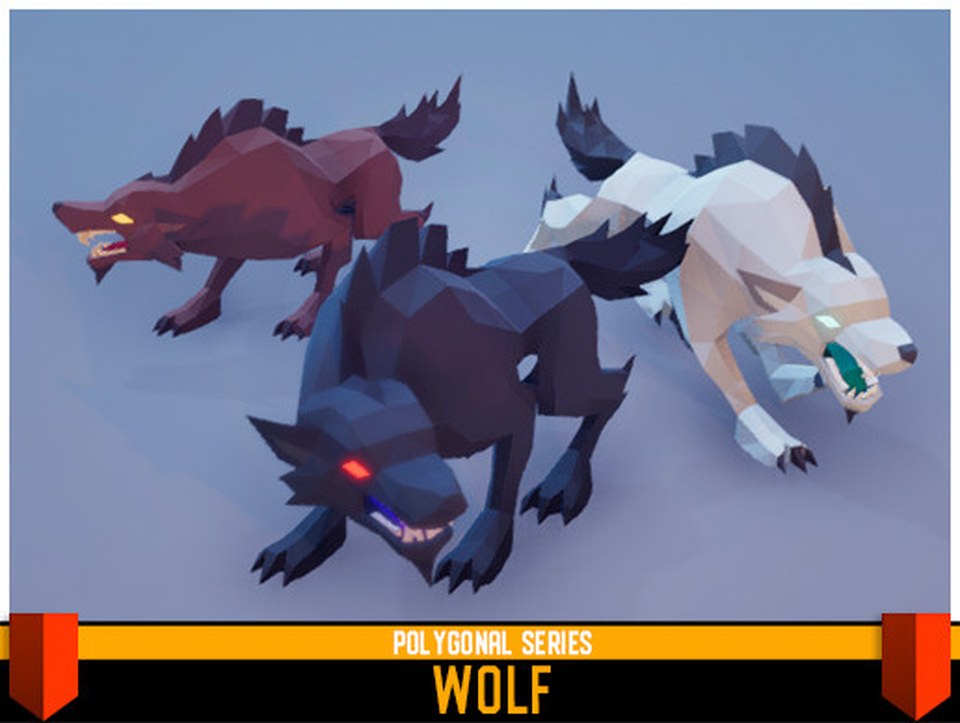 Polygonal - Wolf