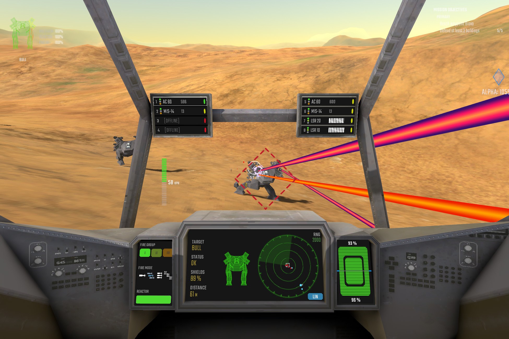 Retro Mech Simulator