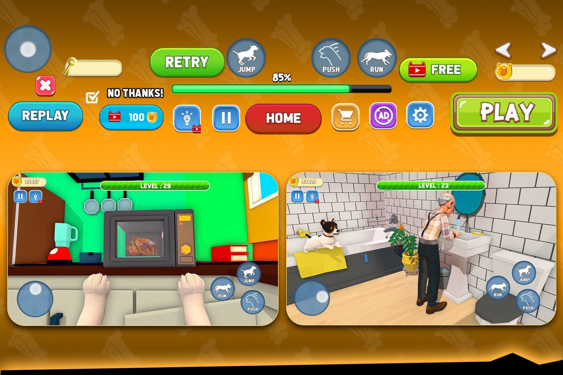 Dog Chaos – Complete Mobile Game Template