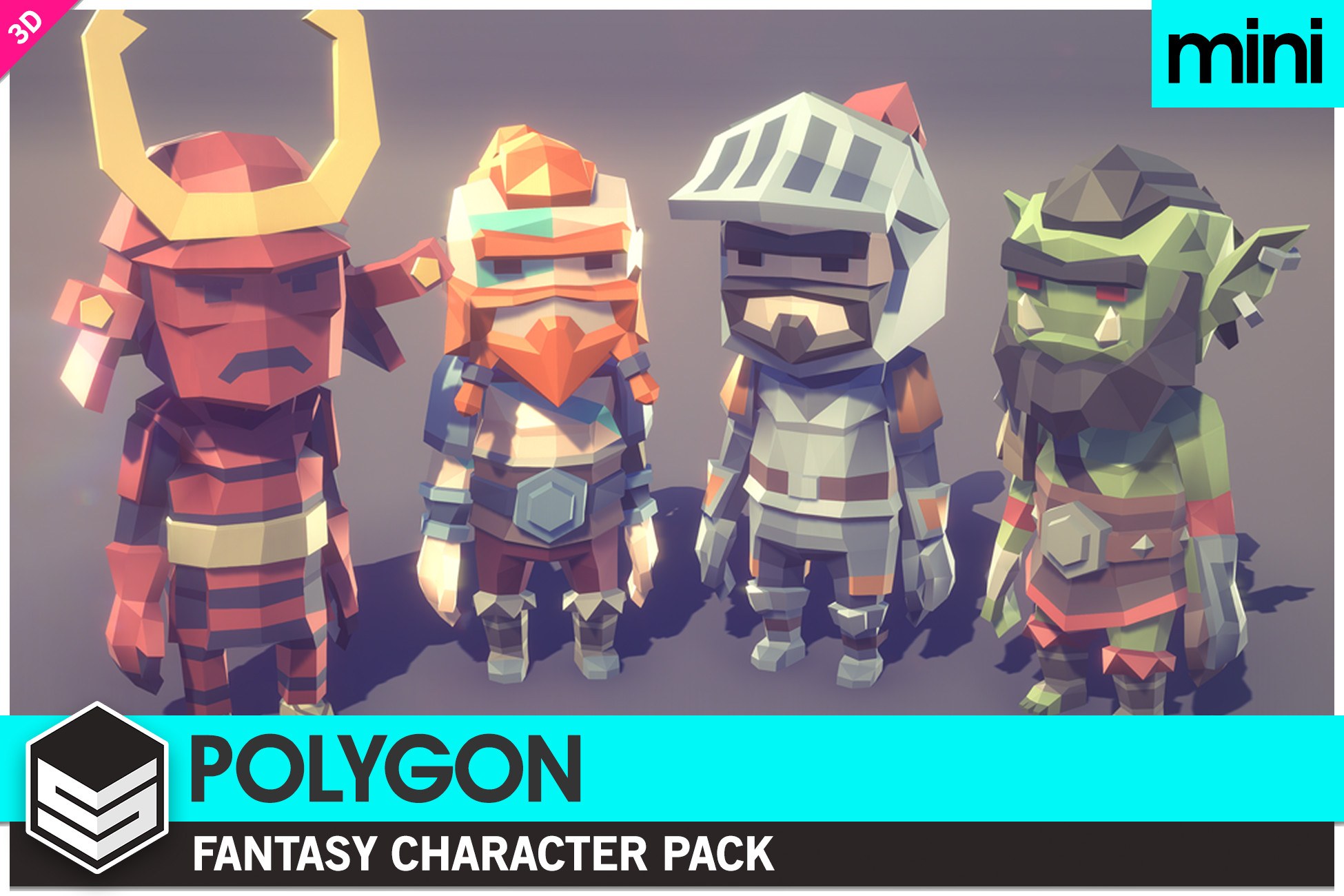 POLYGON MINI - Fantasy Character Pack - Art by Synty