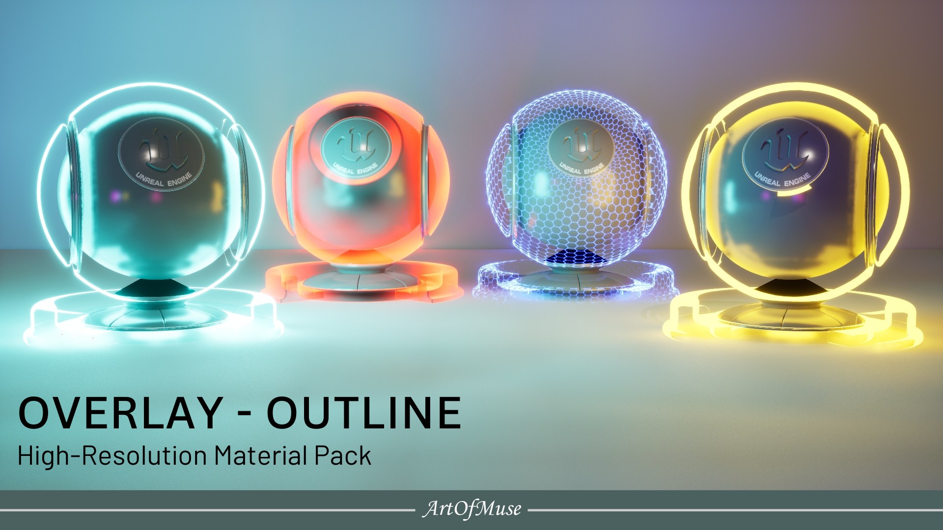 Overlay Outline - Dynamic & Stylized Material