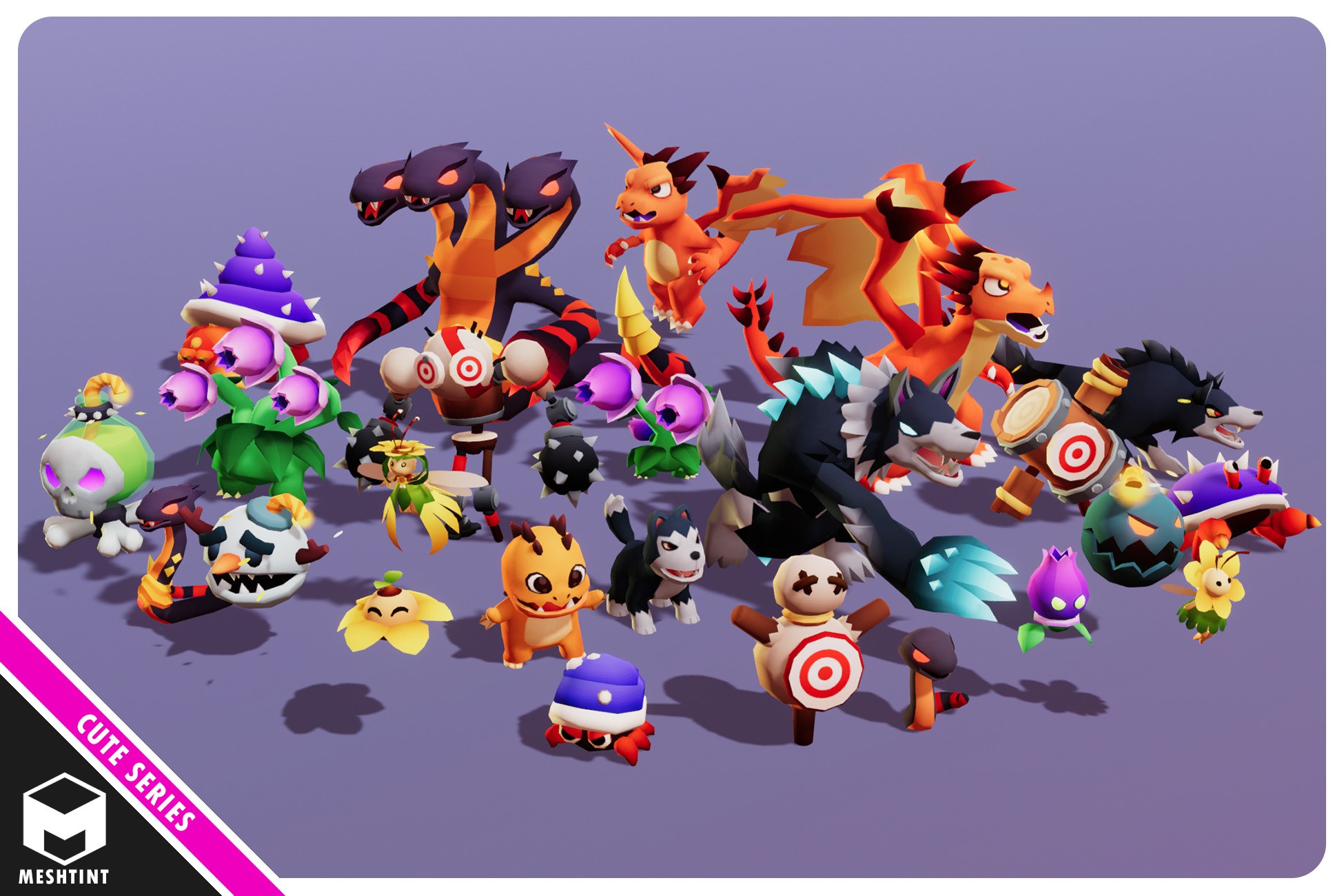 Monsters Ultimate Pack 02 Cute Series