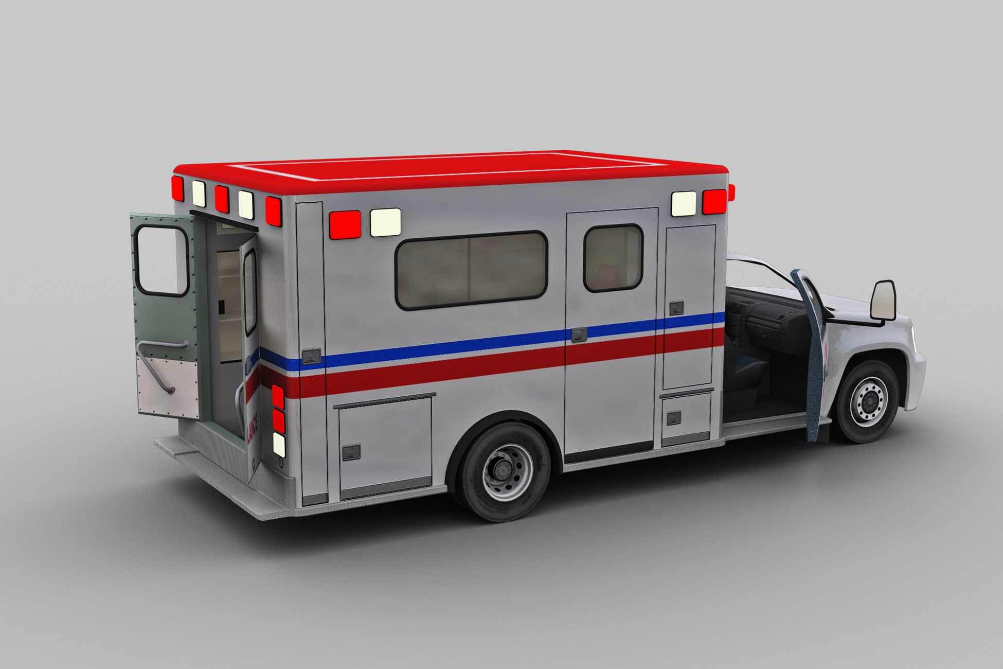 Ambulance with Interior