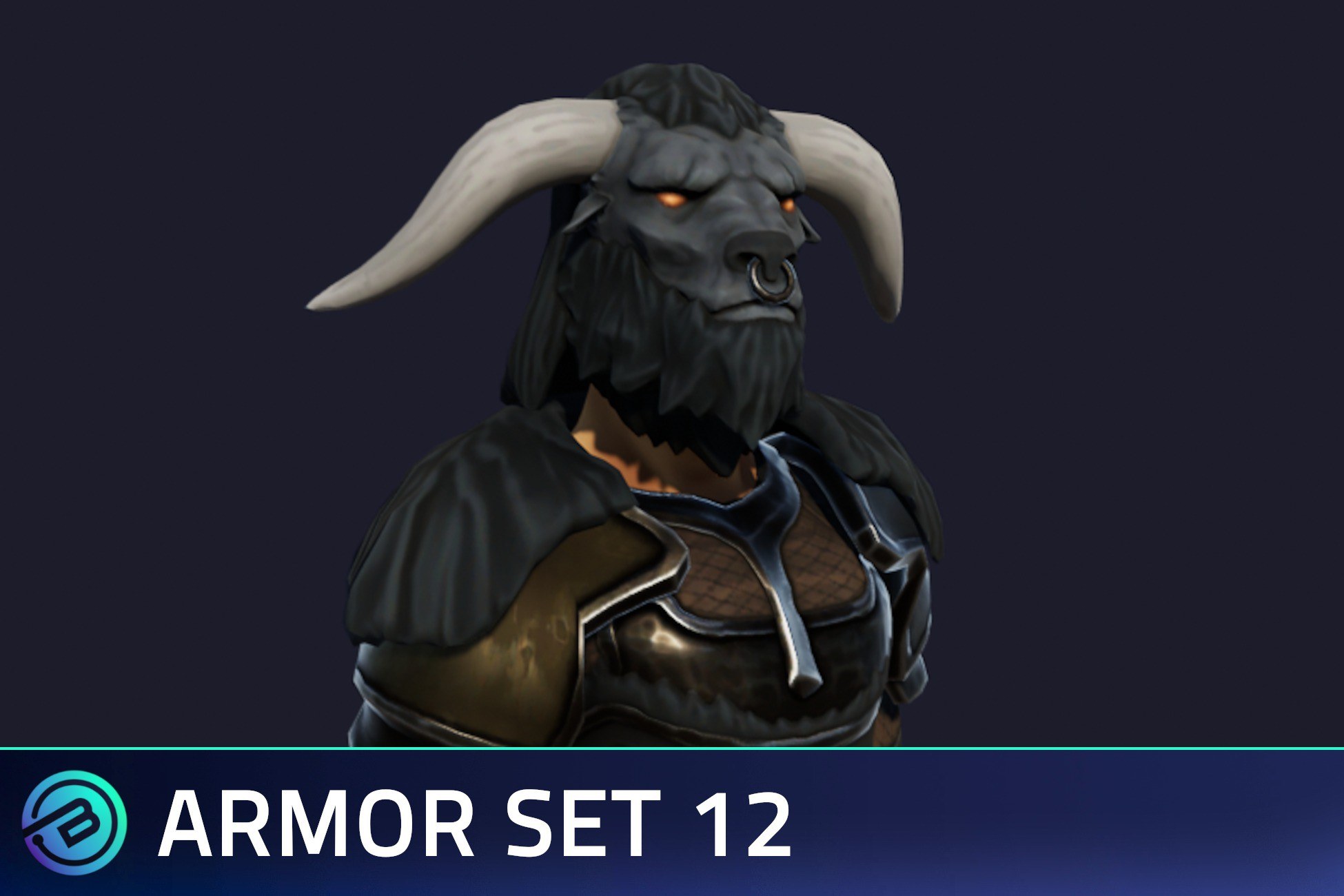 Minotaur Armor Set - Stylized RPG