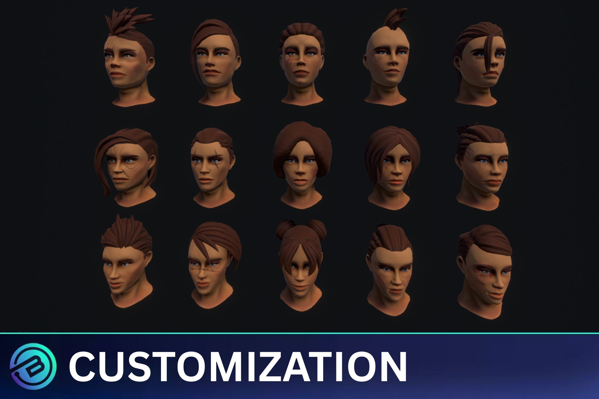 Character Customization - Fantasy RPG Human Female