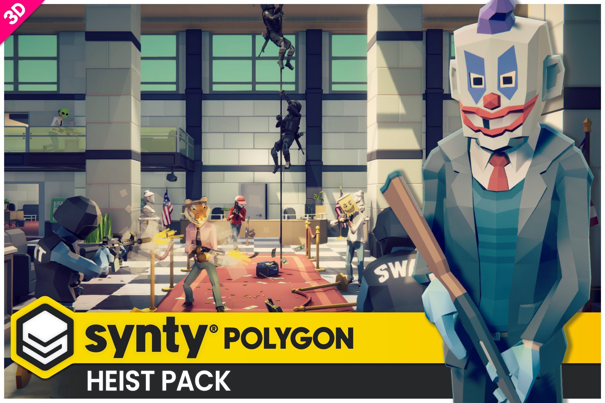 POLYGON - Heist Pack - Art by Synty