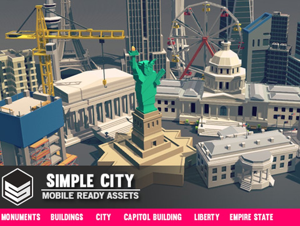 Simple City - Cartoon assets