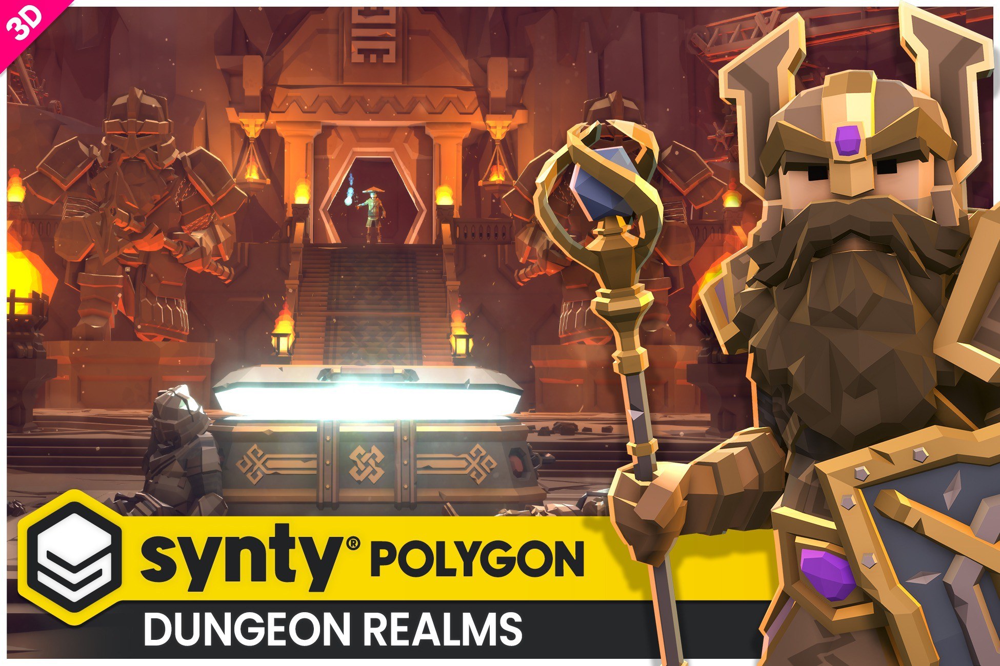 POLYGON - Dungeon Realms Pack - Art by Synty