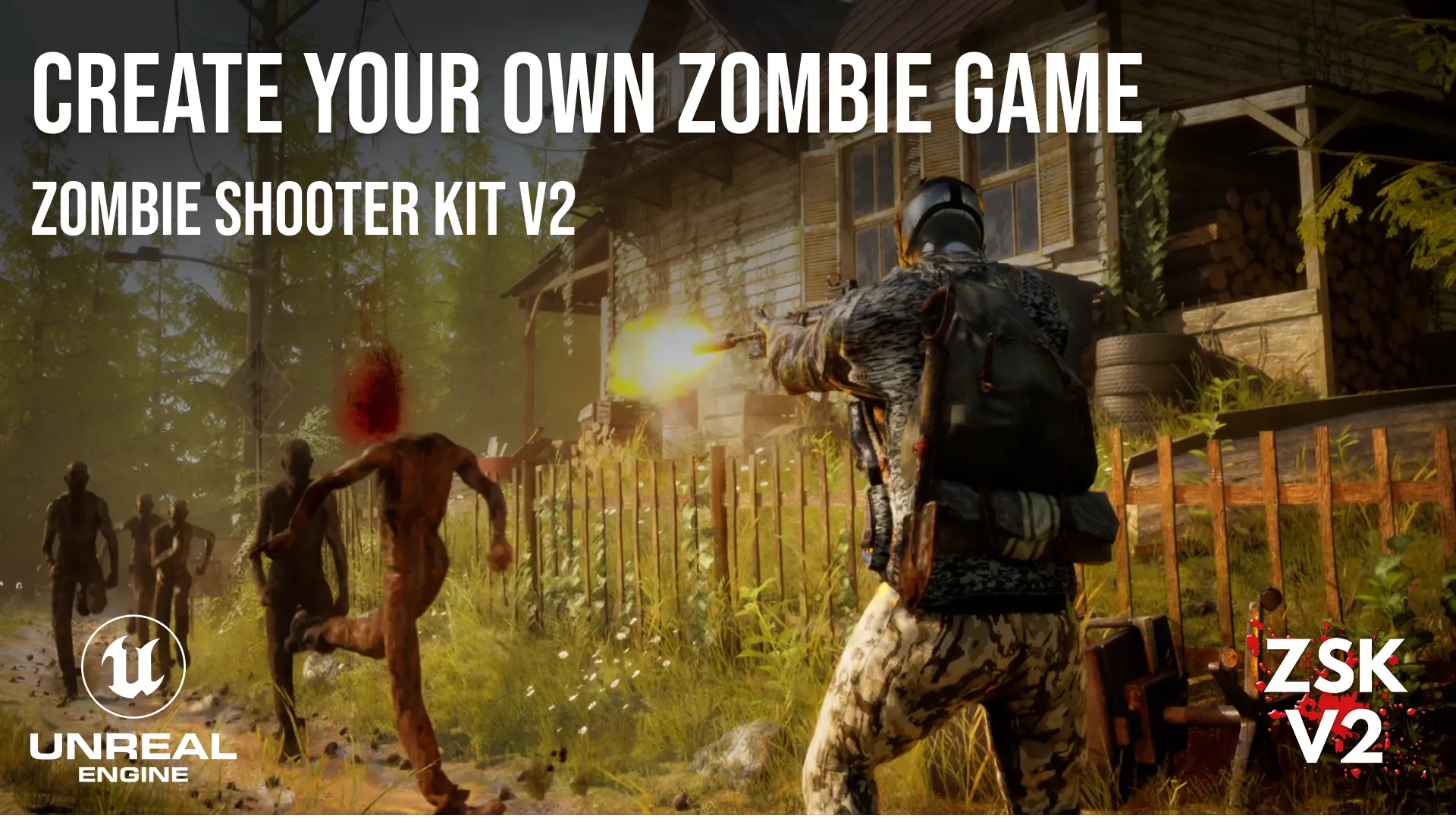 Zombie Shooter Kit - UNREAL ENGINE 5 Starter Pack