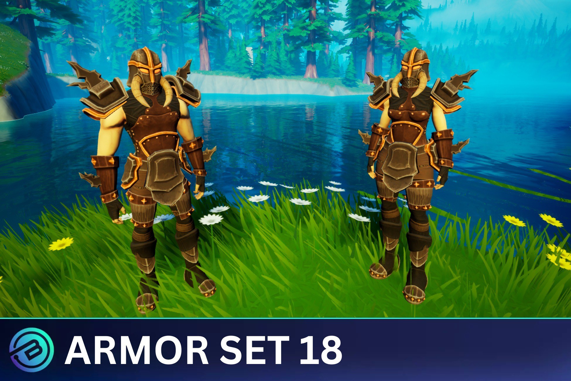 Warrior Armor Set - Stylized RPG