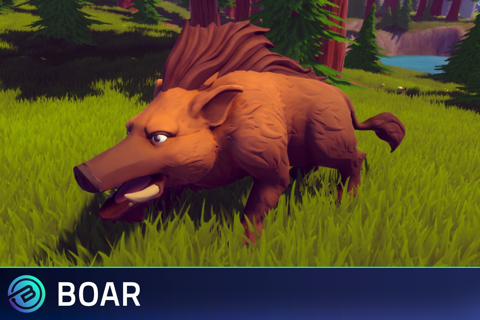 Stylized Boar - RPG Forest Animal