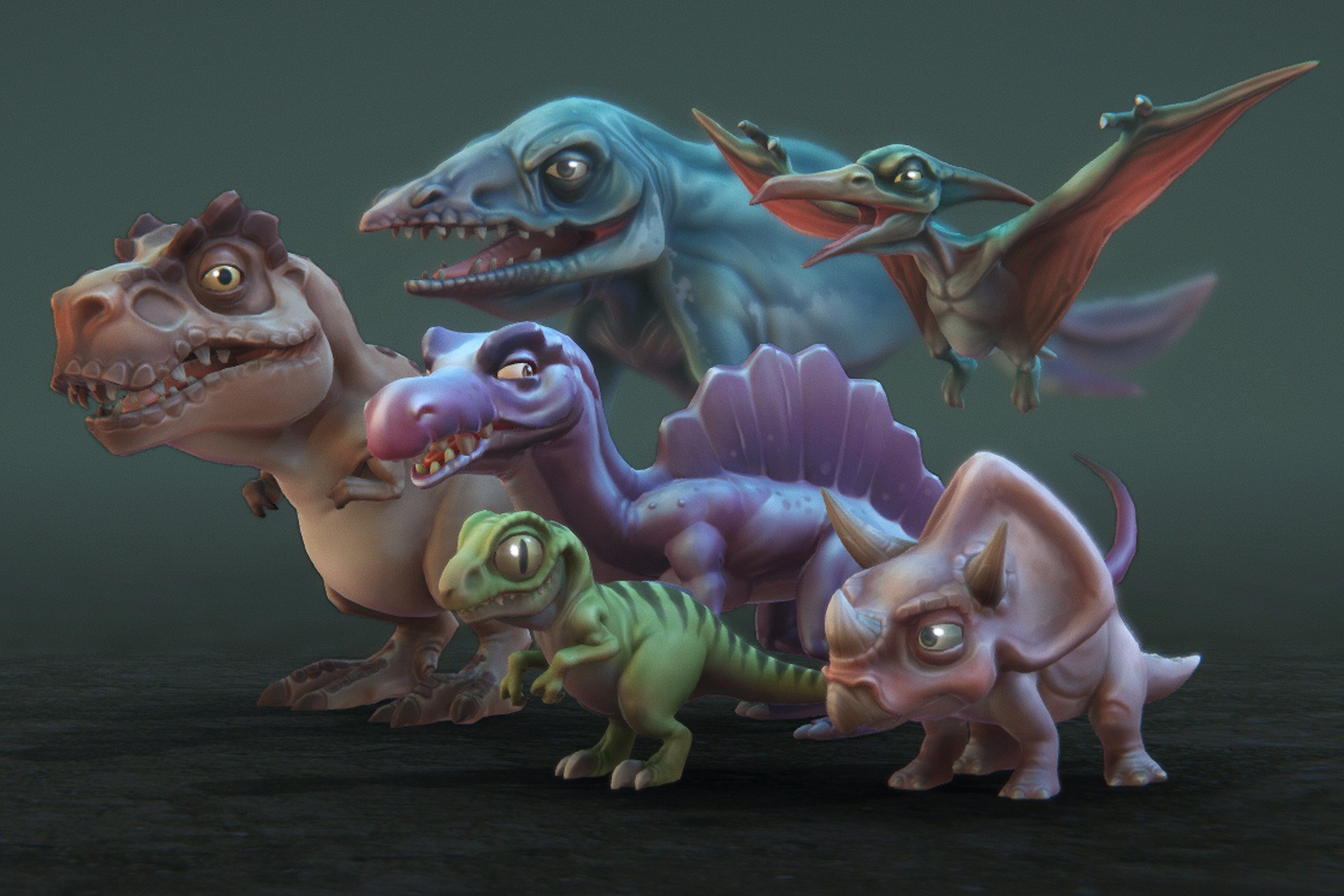 Toon Dinosaurs