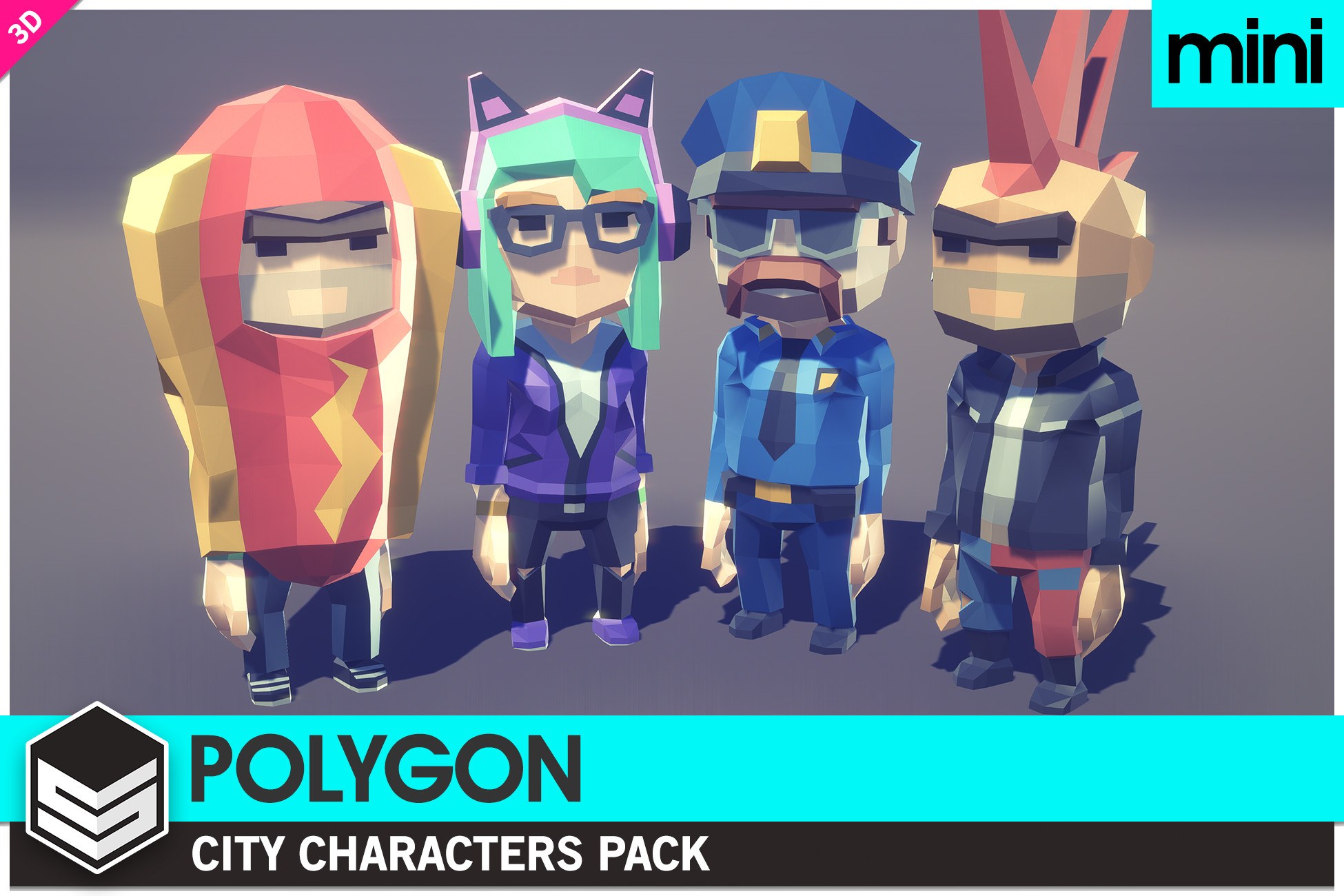 POLYGON MINI - City Character Pack - Art by Synty