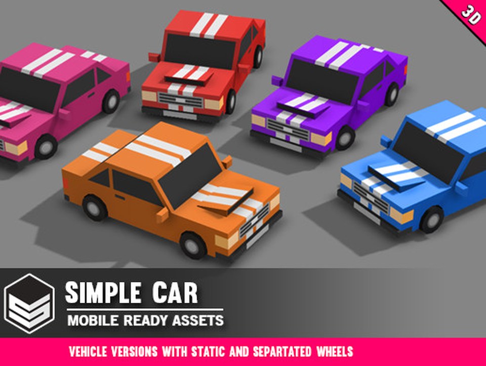 Simple Car - Cartoon Vehicle