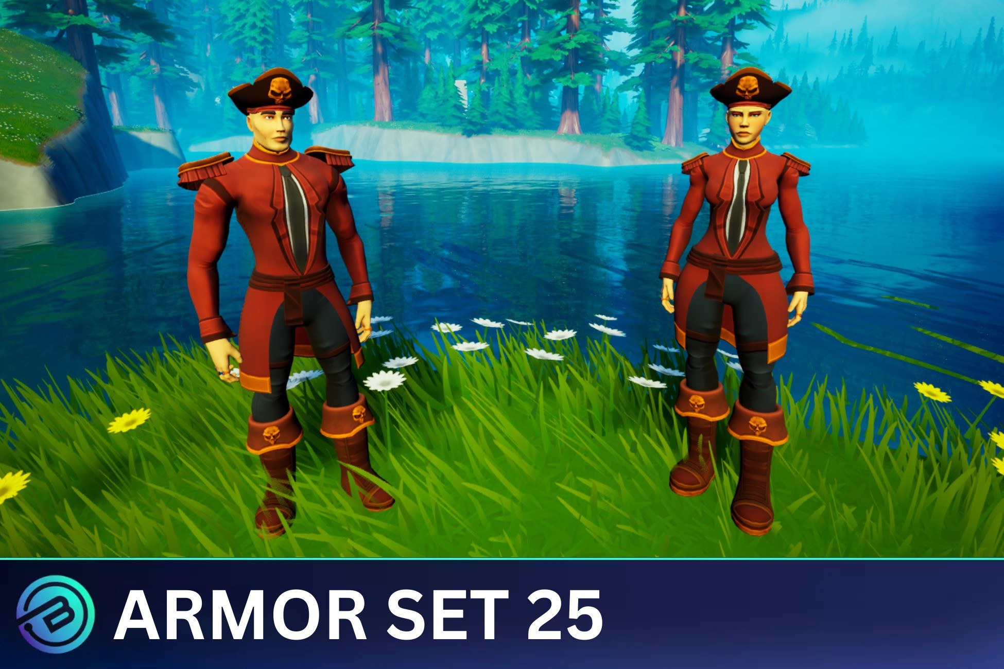 Pirate Armor Set - Stylized RPG