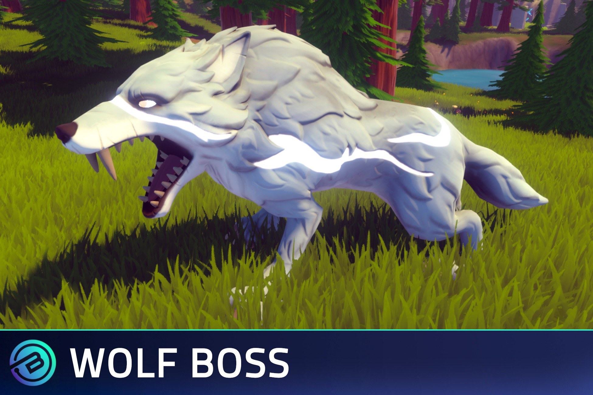 Stylized Wolf Boss - RPG Forest Animal