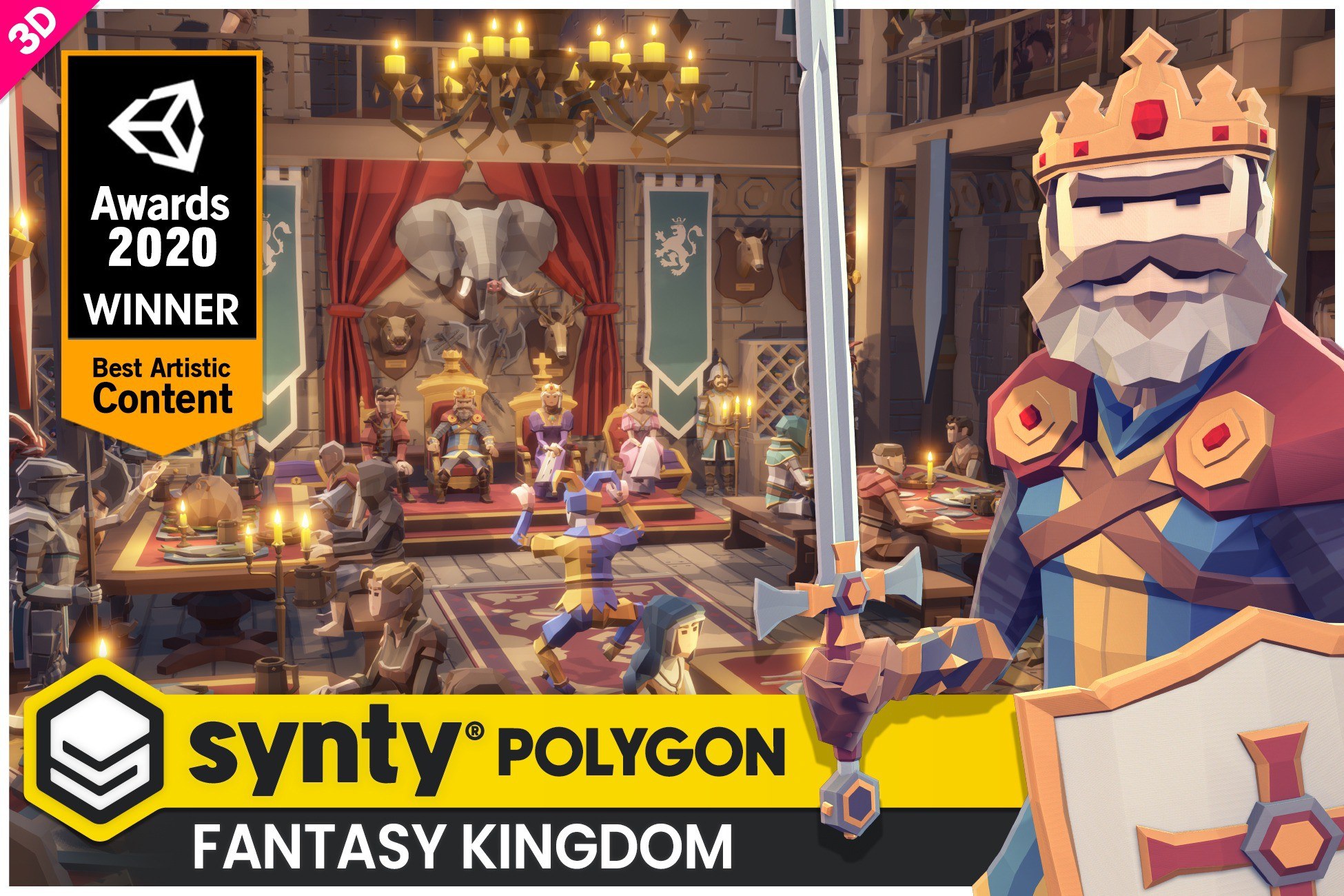 POLYGON - Fantasy Kingdom Pack - Art by Synty
