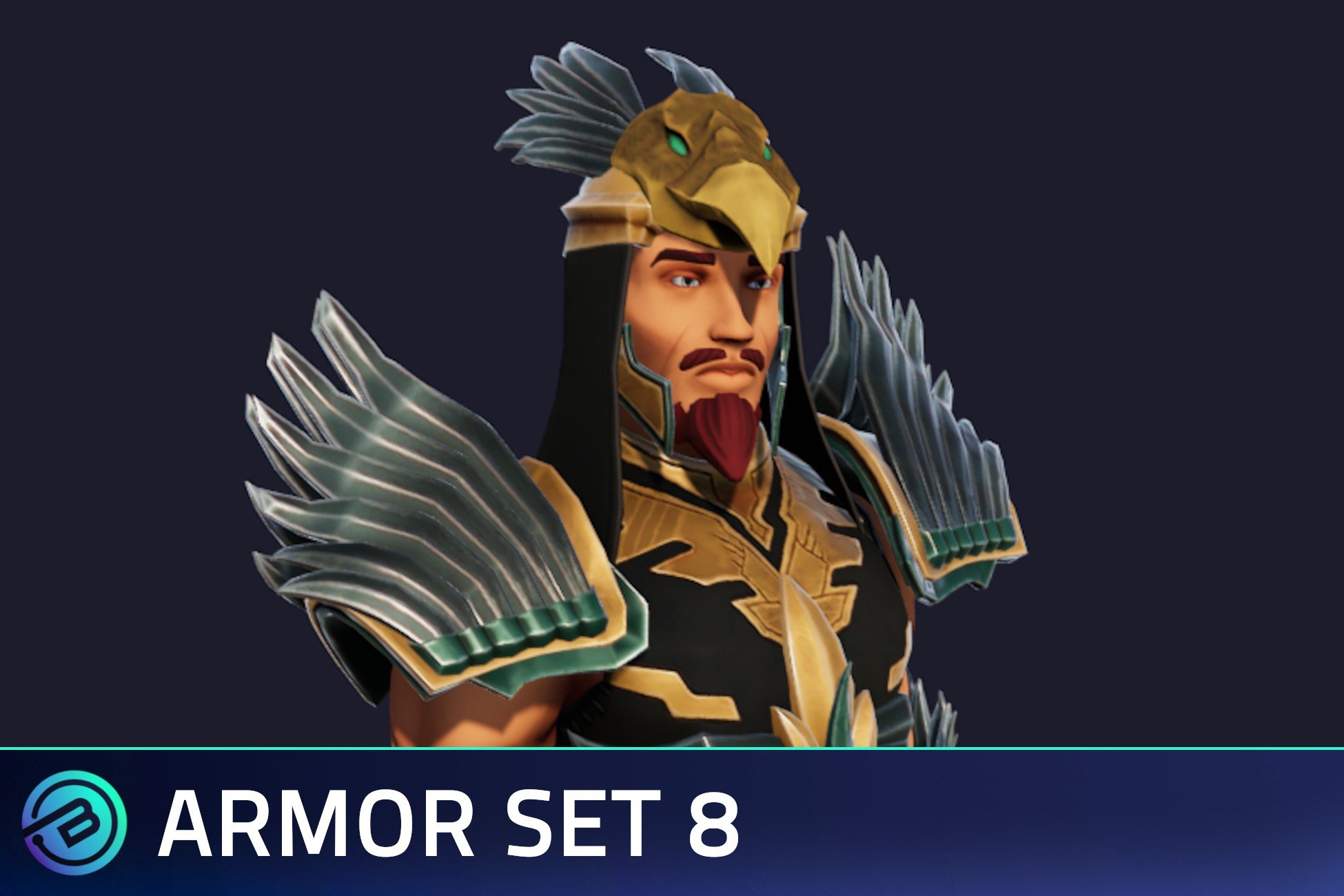 Crow Armor Set - Stylized RPG